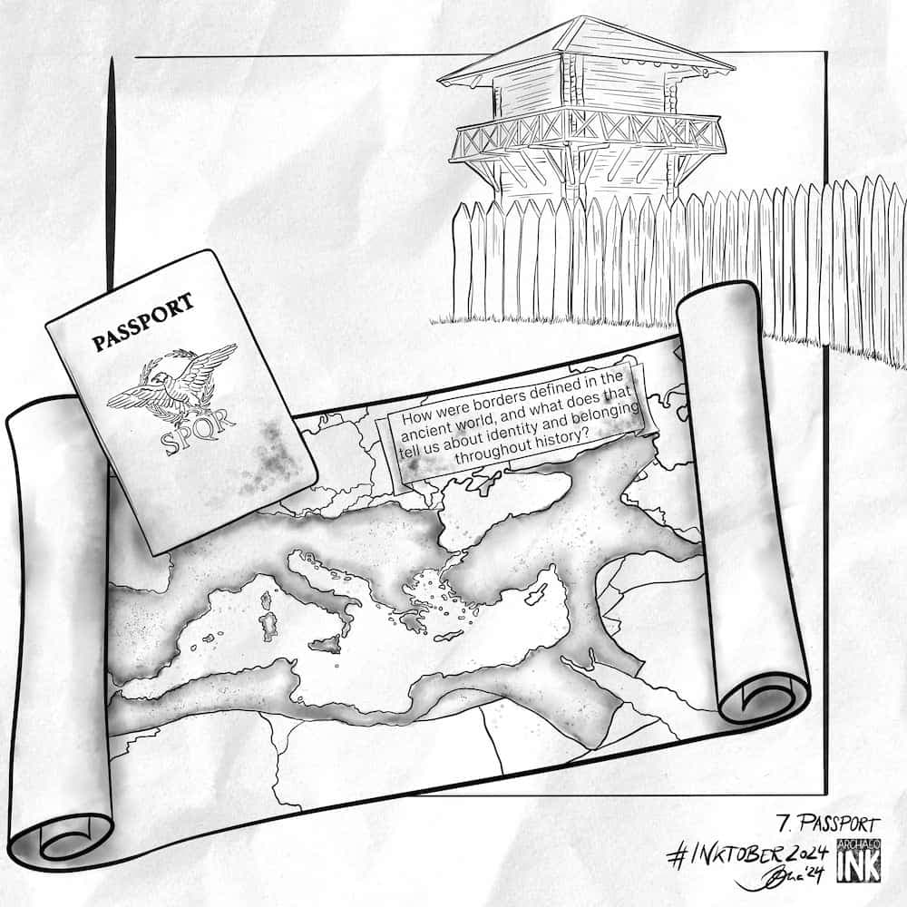 Figure 7: Passport prompt Inktober 2024 by Jona Schlegel.